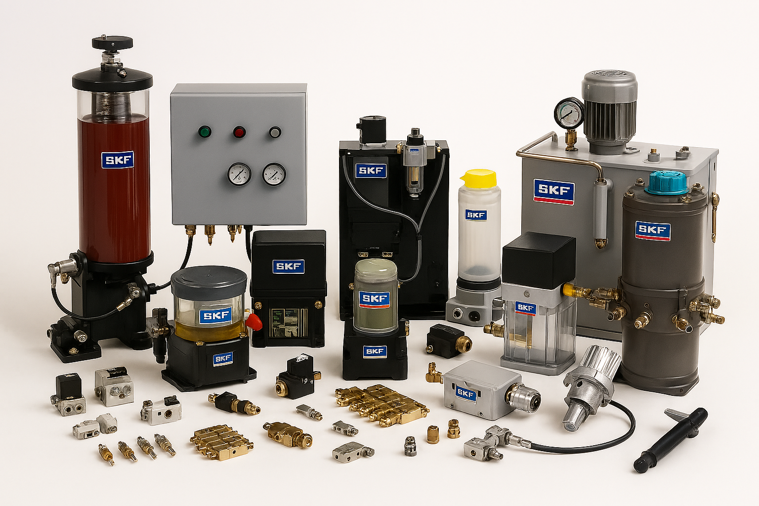 Equipos y componentes de sistemas de lubricación